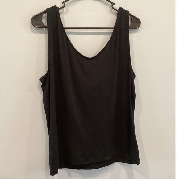 Ralph Lauren Womens Babydoll Tank Top Sz XL Extra Large Black Polka Dot Bow Y2K - Picture 5 of 6